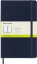 Notitieboek Moleskine large 130x210mm blanco hard cover sapphire blue