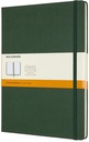 Notitieboek Moleskine XL 190x250mm lijn hard cover myrtle green