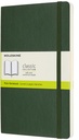 Notitieboek Moleskine large 130x210mm blanco soft cover myrtle green