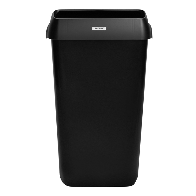 Poubelle Katrin 92261 ouverte 25 litres noir