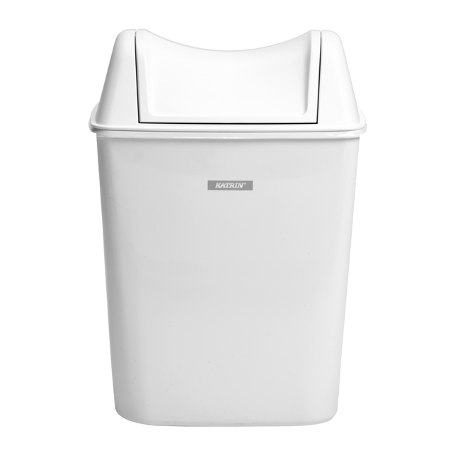 Poubelle Katrin 91851 Hygiène féminine 8 litres blanc
