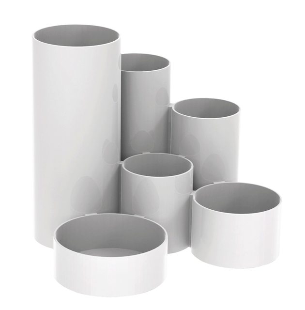 Organiseur MAULtubo 6 compartiments Ø150x125m blanc