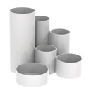 Organiseur MAULtubo 6 compartiments Ø150x125m blanc