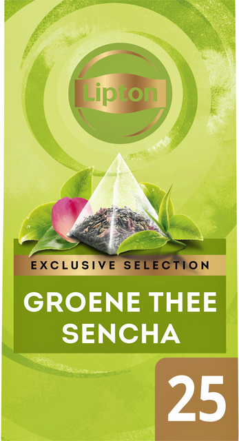 Thee Lipton Exclusive groene thee sencha 25x2gr