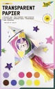 Transparant papier Folia 18.5x29.7cm 42gr 10 vel 10 kleuren