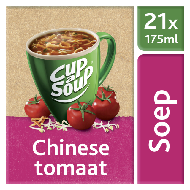 Cup-a-Soup Unox Chinese tomaten 21x175ml