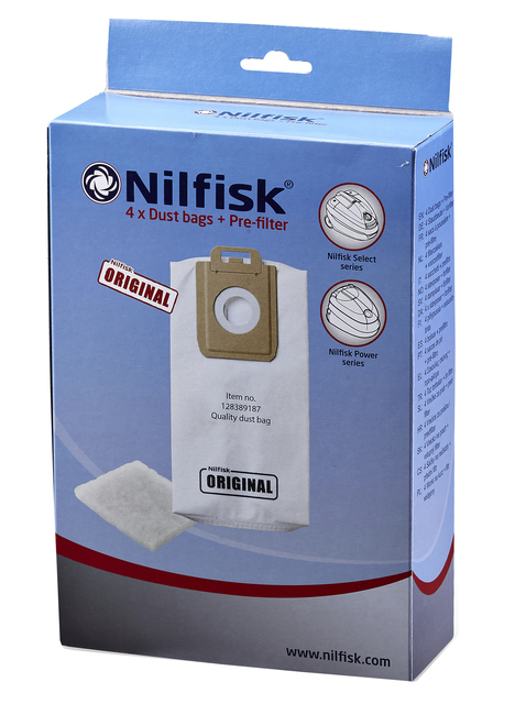 Sac aspirateur Nilfisk Select 4 pièces