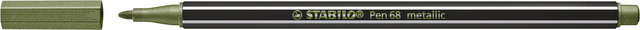 Feutre STABILO Pen 68/843 Metallic Medium vert clair