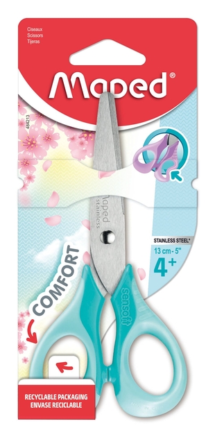 Ciseaux Maped Sensoft 13cm pastel assorti