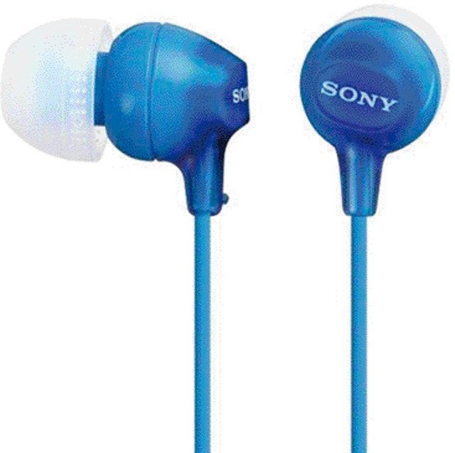 Oortelefoon Sony EX15LP basic blauw