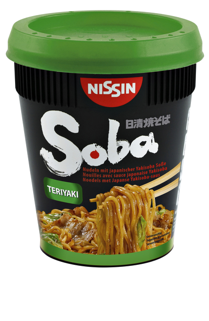 Noodles Nissin Soba teriyaki cup