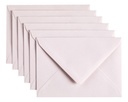 Enveloppe Papicolor C6 114x162mm rose clair paquet 6 pièces