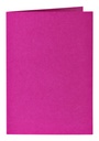 Carte de correspondance Papicolor double 105x148mm rose vif 6 pièces