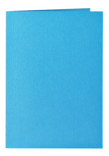 Carte de correspondance Papicolor double 105x148mm bleu ciel 6 pièces