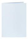 Carte de correspondance Papicolor double 105x148mm bleu bébé 6 pièces