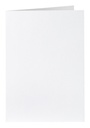 Carte de correspondance Papicolor double 105x148mm kraft blanc 6 pièces