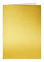 Carte de correspondance Papicolor double 105x148mm or métallissé 6 pièces