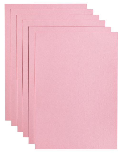 Papier copieur Papicolor A4 100g rose bébé 12 feuilles
