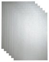 Papier copieur Papicolor A4 120g argent métallisé 6 feuilles