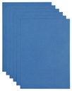 Papier copieur Papicolor A4 200g bleu roi 6 feuilles