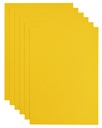 Papier copieur Papicolor A4 200g jaune bouton d'or 6 feuilles