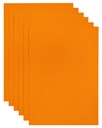 Papier copieur Papicolor A4 200g orange 6 feuilles