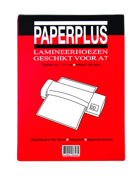 Lamineerhoes Paperplus A7 2x125 micron