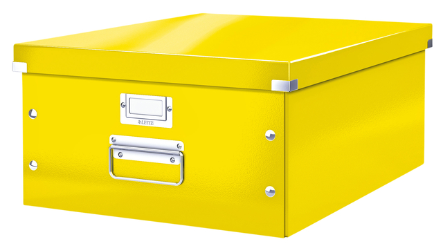 Boîte de rangement Leitz Click & Store WOW 369x200x482mm jaune
