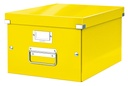 Boîte de rangement Leitz Click & Store WOW carton recyclé 281x200x370mm jaune