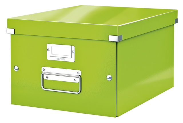 Boîte de rangement Leitz Click & Store WOW carton recyclé 281x200x370mm vert