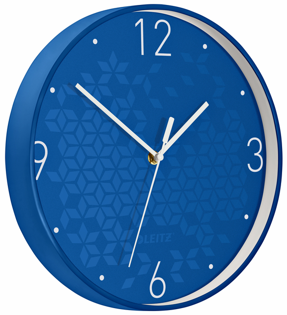 Horloge murale Leitz WOW bleu