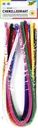 Fil chenille Folia 50cm diamètre 8mm 10 pièces assorti