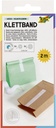 Klittenband Folia 20mmx2m wit 2 rollen