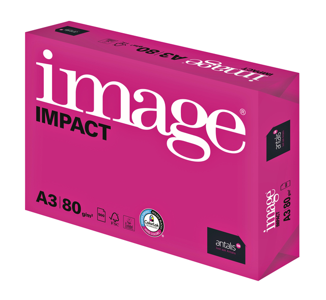 Kopieerpapier Image Impact A3 80gr wit 500 vel