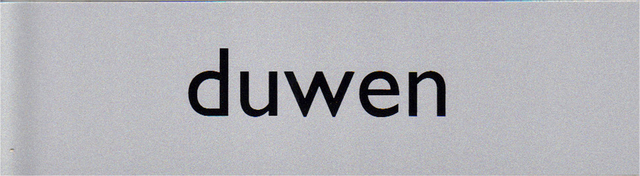 Infobord pictogram duwen 165x44mm