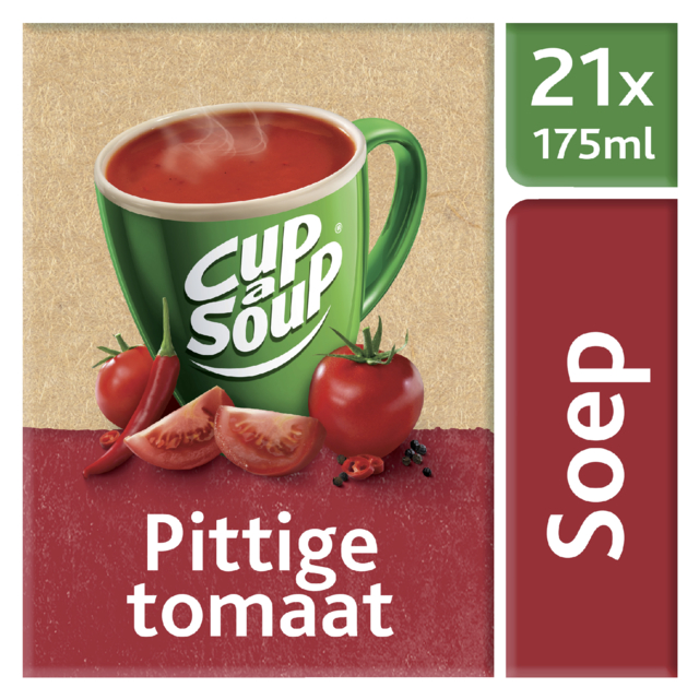 Cup-a-Soup Unox Tomates spicy 21x 175ml