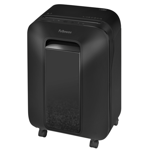 Destructeur Fellowes Powershred LX201 particules 2x12mm noir