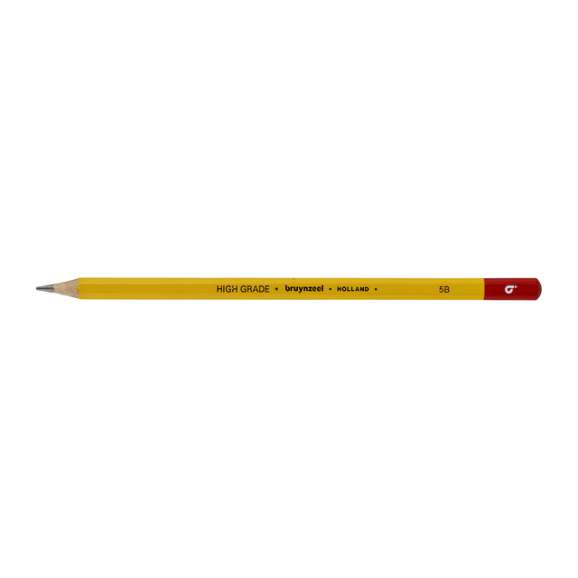 Crayon graphite Bruynzeel Burotek 5B gris