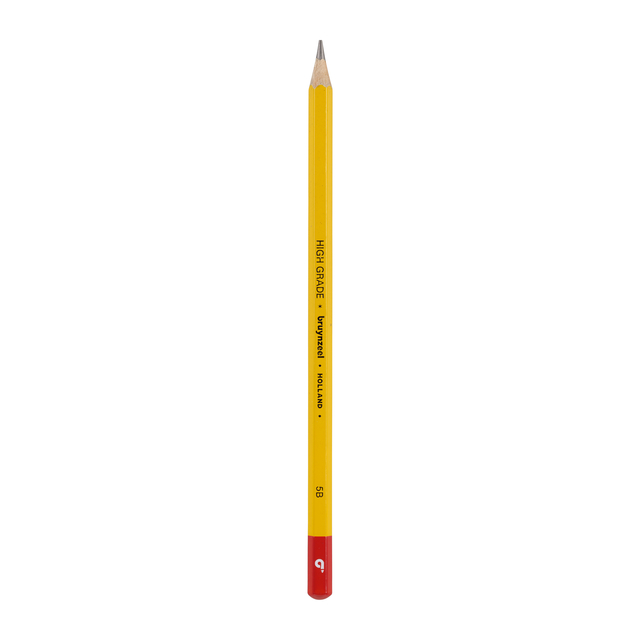 Crayon graphite Bruynzeel Burotek 5B gris
