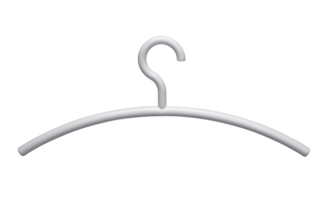 Kledinghanger MAUL acryl 460X190mm wit 5 stuks