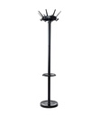 Kapstok MAUL Caligo staand 175cm 32 haken zwart RAL9004