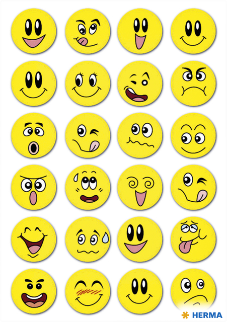 Stickers HERMA Magic Smiley yeux rieurs