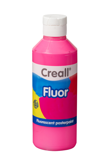 Plakkaatverf Creall fluor roze 250ml