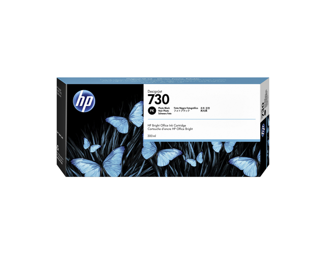 Inktcartridge HP P2V73A 730 300ml foto zwart