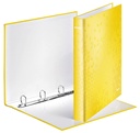 Classeur Leitz WOW A4 Maxi 4 anneaux méc-D 25mm jaune