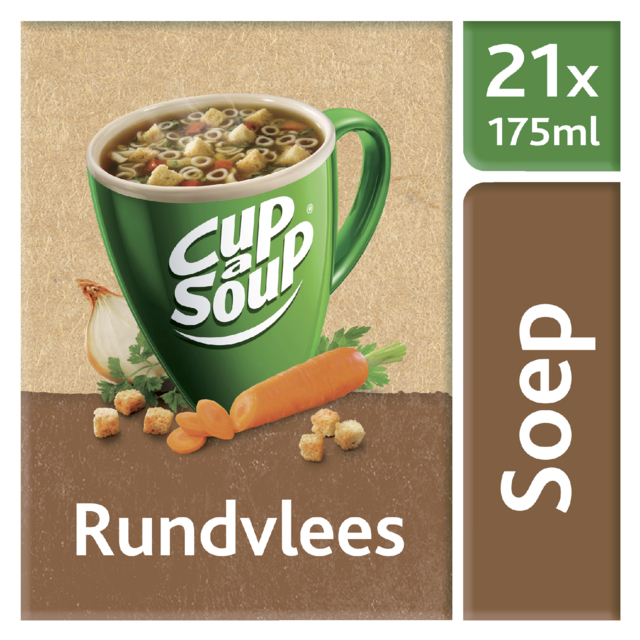 Cup-a-Soup Unox rundvlees 21x175ml