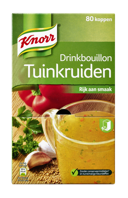 Drinkbouillon Knorr tuinkruiden 80 stuks