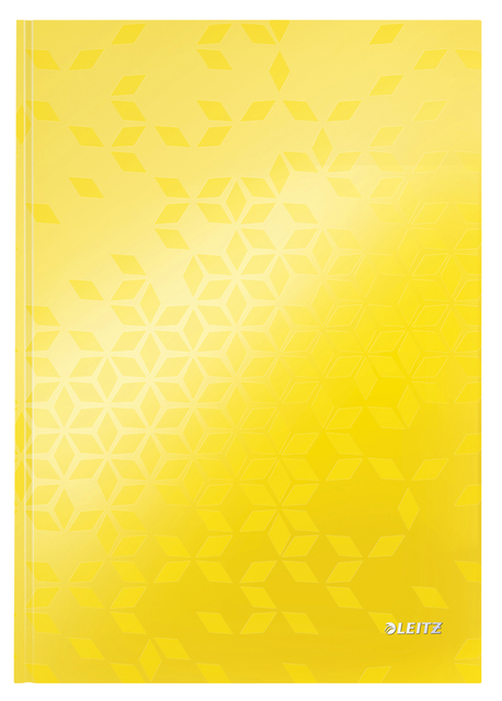 Cahier de notes Leitz WOW A4 ligné 160 pages 90g jaune