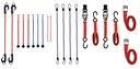Sangles d'arrimange et tendeurs Toolland 20 pièces