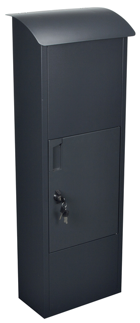 Boîte dépôt paquet Helsinki 390x240x1053mm noir